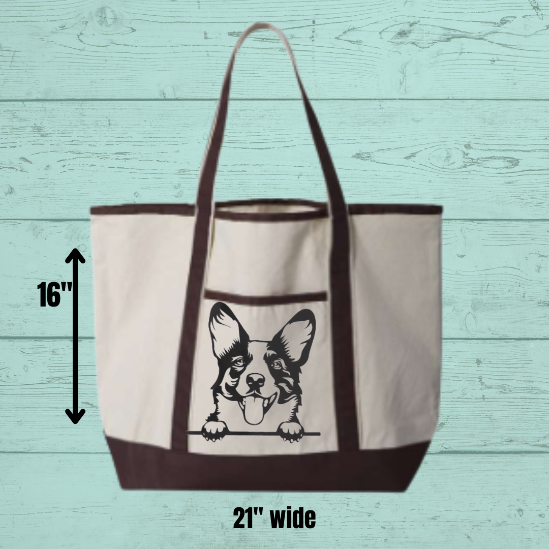 XL Canvas Tote Bag