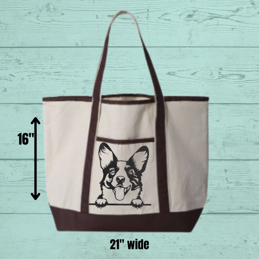 XL Canvas Tote Bag
