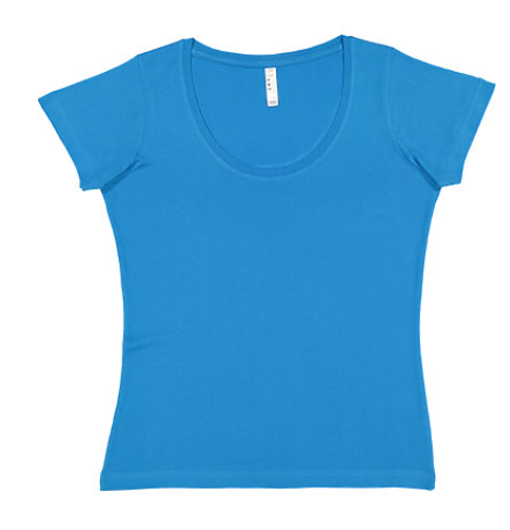 Ladies Modern Fit Scoop Neck Tee