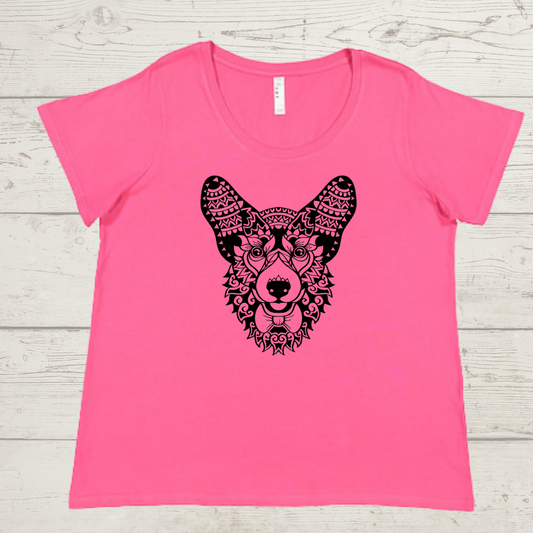 Ladies Curvy Fit T Shirt