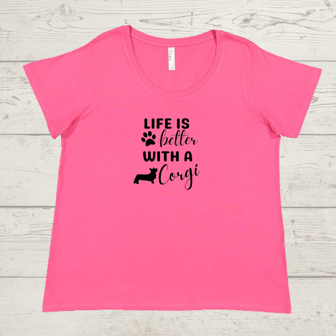 Ladies Curvy Fit T Shirt